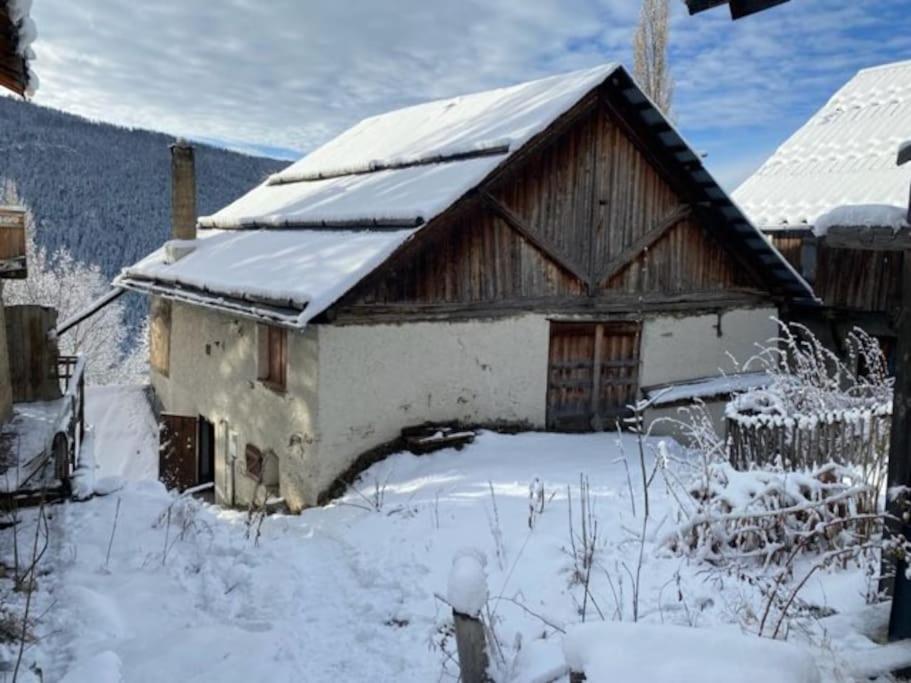 Chalet Avec Vue Sur Le Fort De Chateau Queyras Buitenkant foto