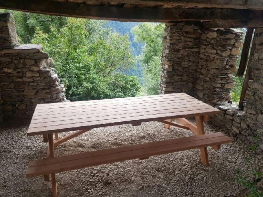 Chalet Avec Vue Sur Le Fort De Chateau Queyras Buitenkant foto